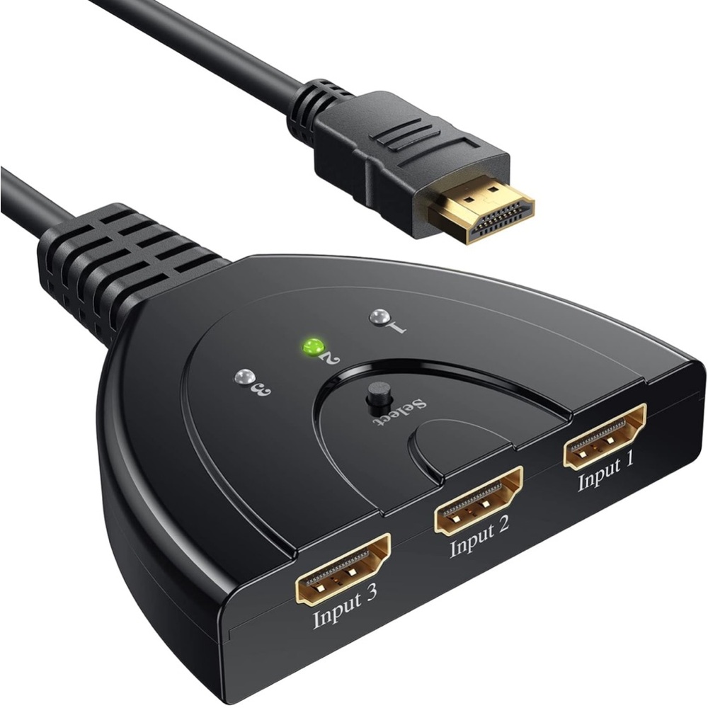 4K HDMI Switch with Black Design